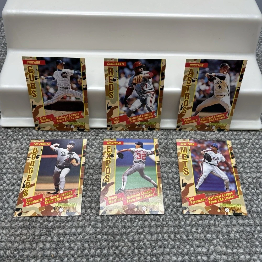 1993‎ Topps Coca-Cola Commanders of the Hill Baseball Card Set 30 Cards